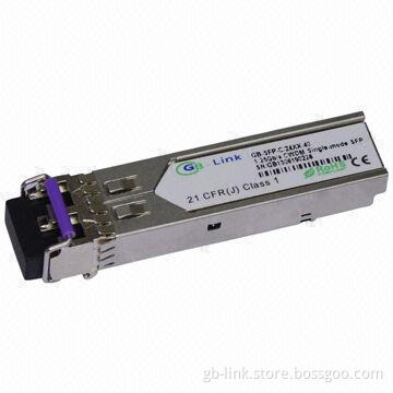 1.25GB/Second CWDM Single-mode SFP Transceiver, Supports Digital Diagnostic Monitoring Interface